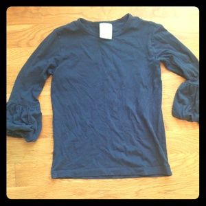 EUC Navy Matilda Jane top. Size 6.